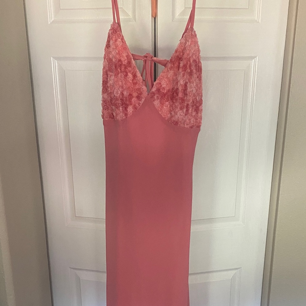Wild Fable Pink Floral Floorlength dress